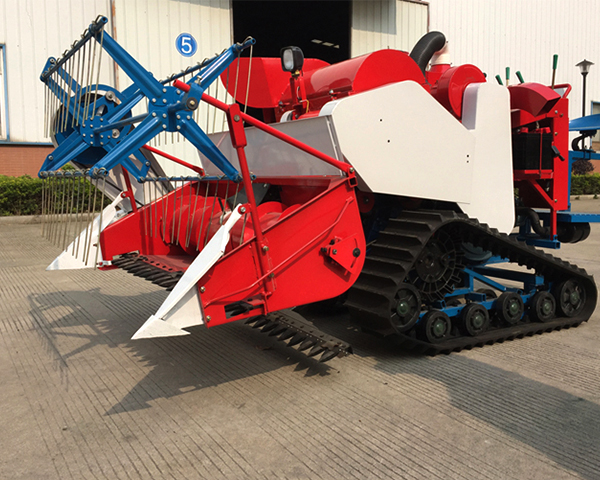 Crawler Type Full Feeding Combine Harvester Machine